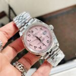DIWF Factory 1:1 Rolex DateJust 36mm 126234 Best Edition 904L Steel Tiffany Pink Dial Arabic Marker SA3235