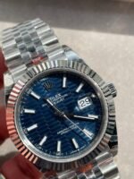 VSF Factory 1:1 Rolex DateJust 41 SS Best Edition 904L Steel Blue Textured Dial - Image 5