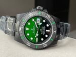 VSF FACTORY 1:1 Rolex Submariner DIW “Parakeet” DLC Best Edition Black/Green Dial VS3135 - Image 3