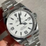 JDF Factory 1:1 Rolex Explorer 124270 36mm 904L Steel Best Edition White Dial VR3230