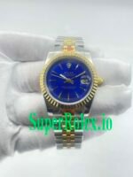 Rolex Datejust 31 Steel and Yellow Gold Blue Index Dial Ref.68273 - Image 5