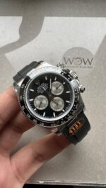 QF Factory 1:1 Rolex Daytona 126500 Best Edition 904L Steel Black Dial SA4131 - Image 2