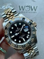 EWF Factory 1:1 Rolex GMT-Master II 126713GRNR 904L YG/SS Black Dial Dots VR3285 - Image 2