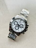CLEAN FACTORY 1:1 Rolex Daytona 116500 PANDA Best Edition CF 904L SS Case and Bracelet White Dial - Image 2
