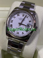 Rolex Datejust 36 Steel White Roman Dial Ref.116234 - Image 4