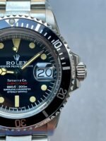 Vintage Rolex Submariner Date Tiffany & Co 16610A30B9315 Black dial with SS bracelet - Image 5