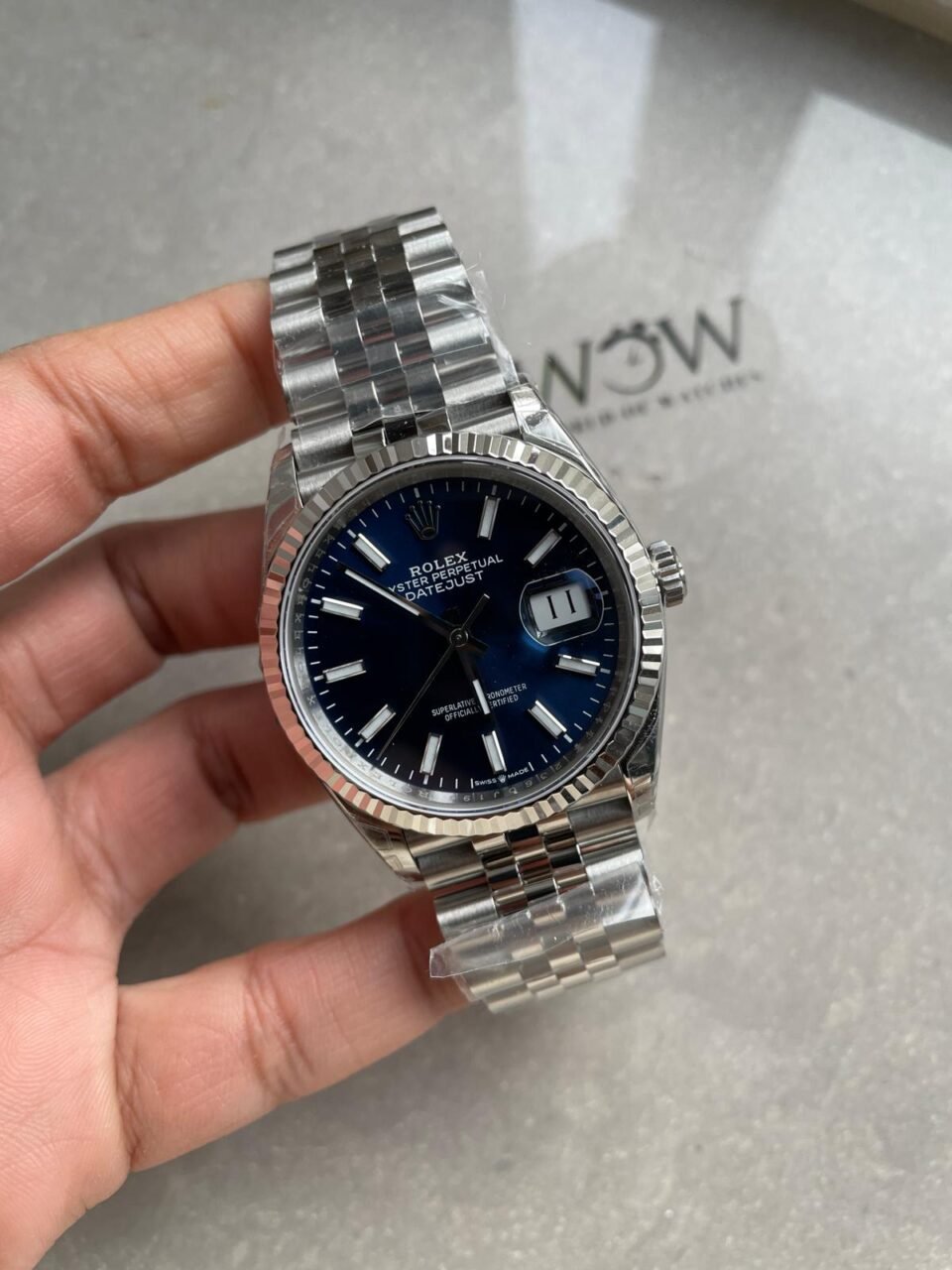 1279f59c-5210-4b0b-8926-ea595d7d5cb4-960x1280-1 VSF Factory 1:1 Rolex DateJust 36 SS 116234 Best Edition 904L Steel Blue Dial VS3235 - Image 1