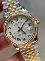 Rolex Datejust 31mm 278273 YG/SS White Dial Diamond Bezel - Image 4