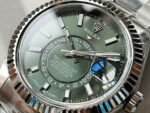 Noob FACTORY 1:1 Rolex Sky-Dweller 326935 SS Green Dial - Image 5