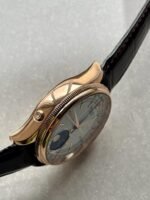 Rolex Cellini Moonphase 50535 RG White Dial on Leather Strap Asia 3195 Mod - Image 11