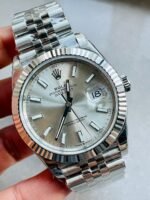 VS Factory 1:1 Rolex DateJust 41 SS Best Edition 904L Steel Silver Dial - Image 4