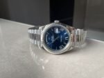 GMF Factory 1:1 Rolex DayDate 40mm 228239 Gain Weight SS/tungsten Blue Dial Roman Markers A3255 - Image 7
