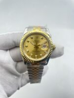 Rolex Datejust 36 Steel and Yellow Gold Diamond Dial Ref.16233