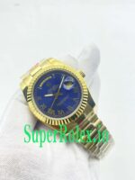Rolex Day-Date 36MM Yellow Gold Blue Roman Dial Ref.18238 - Image 2