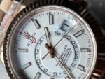 Noob FACTORY 1:1 Rolex Sky-Dweller 326934 SS Best Edition White Dial A23J - Image 4