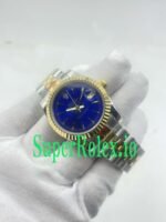 Rolex Datejust 31 Steel and Yellow Gold Blue Index Dial Ref.68273 - Image 2