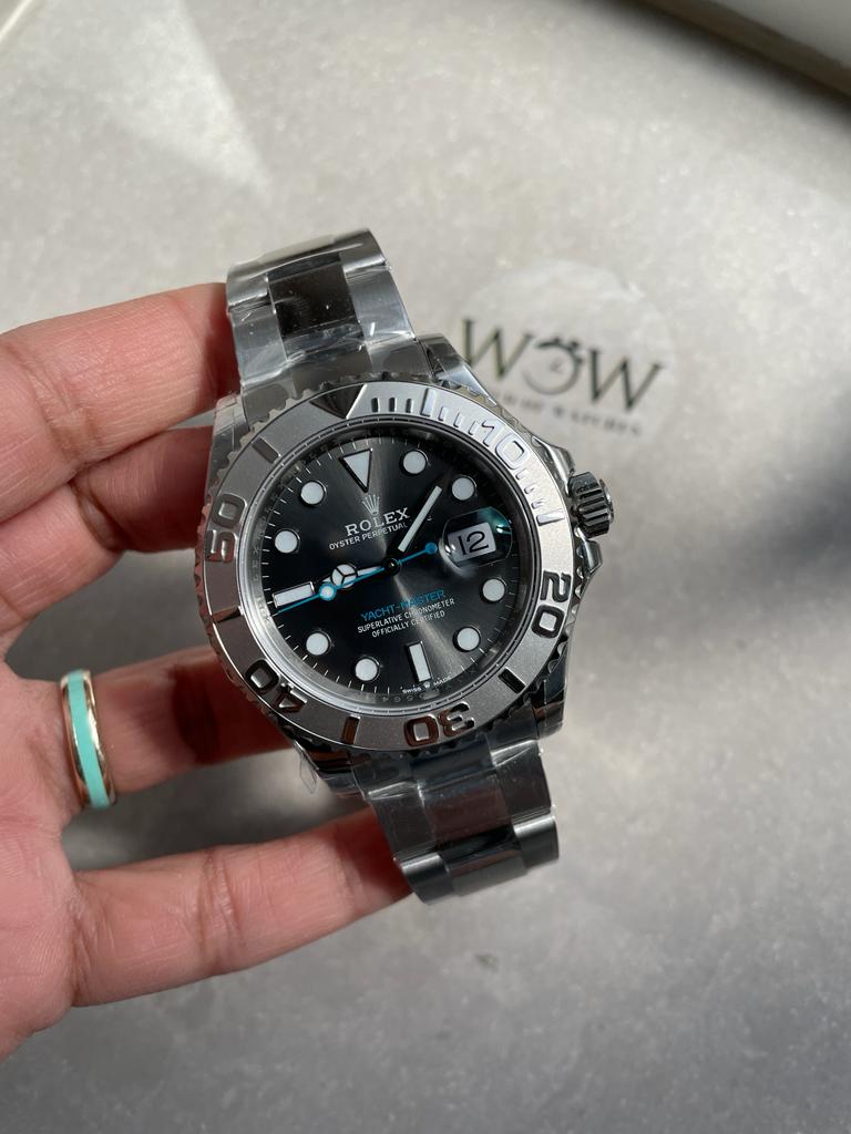 2-2 VSF FACTORY 1:1 Rolex Yacht-Master 40mm 116622 904L SS Grey Dial Dots on SS Bracelet VS3135 - Image 1