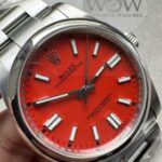 Clean FACTORY 1:1 Rolex Oyster Perpetual 124300 41mm 904L Best Edition Red Dial VR3230 - Image 2