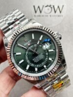 Noob FACTORY 1:1 Rolex Sky-Dweller 326935 SS Green Dial - Image 2