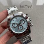 Clean Factory 1:1 Rolex Daytona 116506 50th Anniversary Best Edition Ice Blue Dial Lume Markers SA4130 V2