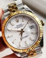EW Factory 1:1 Rolex DateJust 41 126333 SS/YG Best Edition 904L Steel White Stick Dial - Image 3