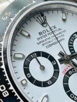 CLEAN FACTORY 1:1 Rolex Daytona 116500 PANDA Best Edition CF 904L SS Case and Bracelet White Dial - Image 8