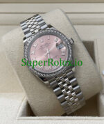 Rolex Datejust 31 White Gold Pink Diamond Dial Ref.278384RBR - Image 4