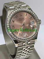 Rolex Datejust 31 White Gold Pink Diamond Dial Ref.278384RBR - Image 5
