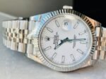 SS VS Factory 1:1 Rolex DateJust 41 Best Edition 904L Steel White Dial - Image 4