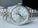 VS Factory 1:1 Rolex DateJust 41 SS Best Edition 904L Steel Silver Dial - Image 2