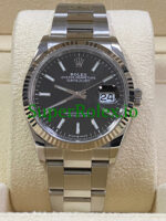 Replica Rolex Datejust 36 Steel Black Index Dial Ref.126234 - Image 3