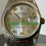 Rolex Datejust 36 Steel Rhodium Roman Dial Ref.16234