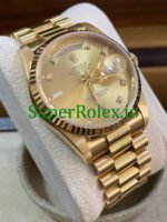Rolex Dial Day-Date 36MM Yellow Gold Diamond Ref.18238 - Image 4