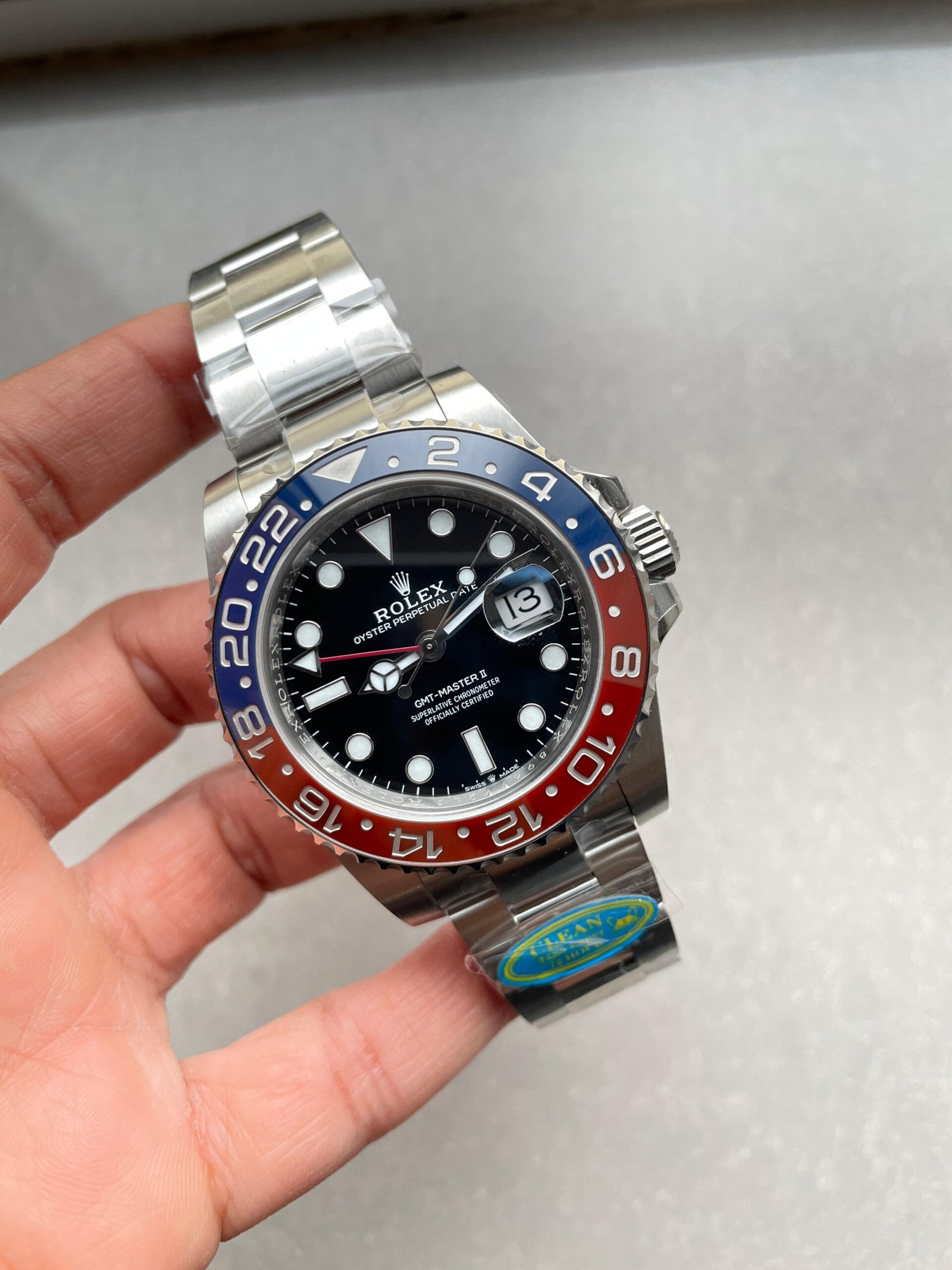 4-5-scaled-2 Clean Factory 1:1 Rolex GMT-Master II 126710 BLRO PEPSI Blue/Red Best Edition Ceramic DD3285 CHS - Image 1