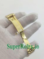 Rolex Day-Date 36MM Yellow Gold Silver Diamond Dial Ref.118238 - Image 4