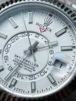 Noob FACTORY 1:1 Rolex Sky-Dweller 326934 SS Best Edition White Dial A23J - Image 4