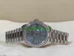 Rolex Platinum Lady-Datejust 28 Ice Blue Diamond Dial Ref.279136RBR - Image 6