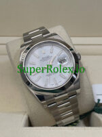 Rolex Datejust II 41 Steel White Index Dial Ref.116300 - Image 3