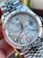 VS Factory 1:1 Rolex DateJust 41 SS Best Edition 904L Steel Silver Dial - Image 7
