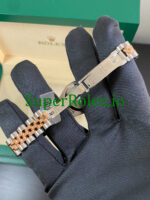 Rolex Lady-Datejust 26 Everose Gold and Steel Diamond Dial Ref.179171 - Image 7