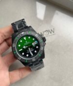 VSF FACTORY 1:1 Rolex Submariner DIW “Parakeet” DLC Best Edition Black/Green Dial VS3135 - Image 4