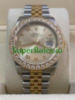 Rolex Datejust 36 Steel and Yellow Gold Silver Roman Dial Ref.116233 - Image 2
