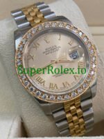 Rolex Datejust 36 Steel and Yellow Gold Silver Roman Dial Ref.116233 - Image 4