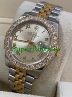 Rolex Datejust 36 Steel and Yellow Gold Silver Roman Dial Ref.116233 - Image 5