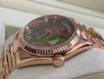 Rolex Day-Date 36MM Everose Gold Tahitian Mother of Pearl Roman Dial Ref.118235 - Image 5