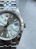 VS Factory 1:1 Rolex DateJust 41 SS Best Edition 904L Steel Silver Dial - Image 8
