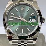 Rolex Datejust 41 Steel Mint Green Dial Ref.126300