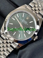 Rolex Datejust 41 Steel Mint Green Dial Ref.126300 - Image 6