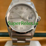 Rolex Datejust 36 Steel Silver Roman Dial Ref.16200
