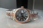 VSF Factory 1:1 Rolex Datejust 41mm 126331 904L RG/SS Fltued Bezel Pattern Motif Grey Dial Stick VS3235 - Image 3